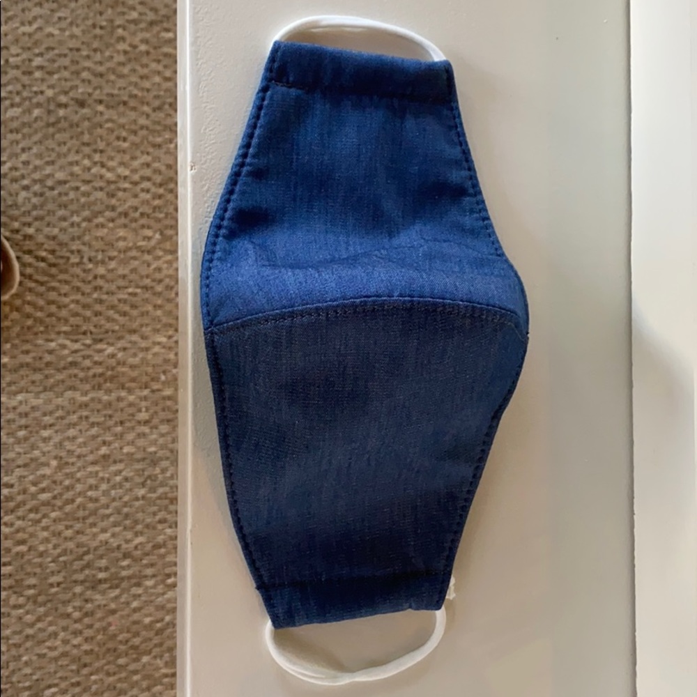 Blue soft cotton mask